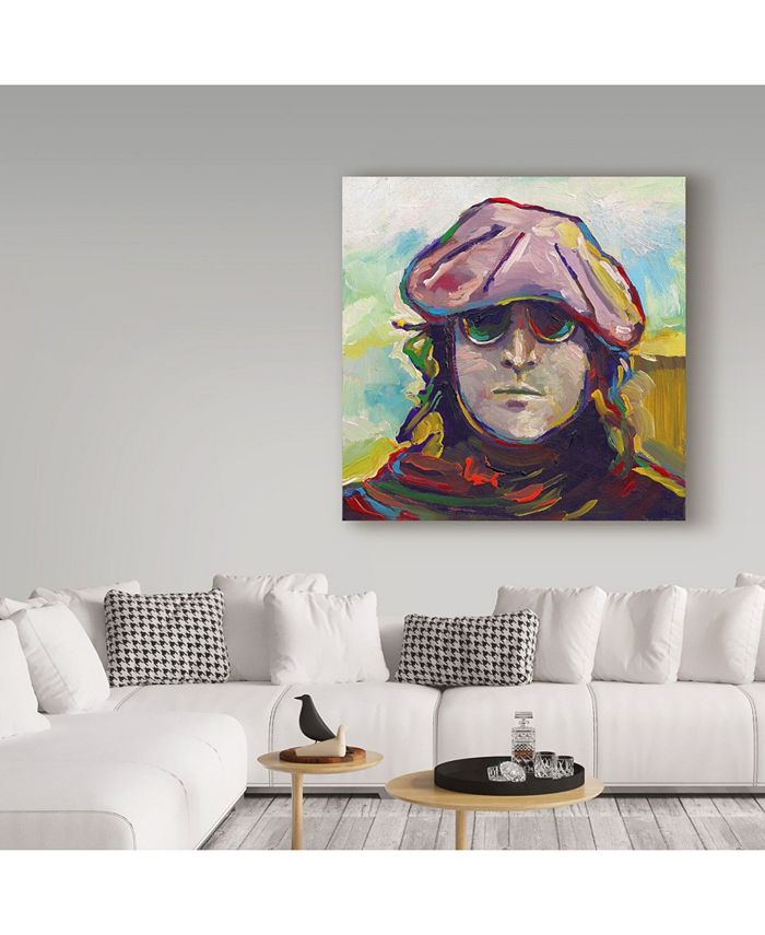 Trademark Global Howie Green 'John Lennon Hat' Canvas Art - 24