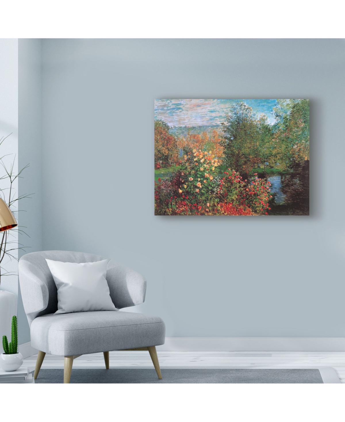 Masters Collection 'Corner Of The Garden At Montgeron' Canvas Art -