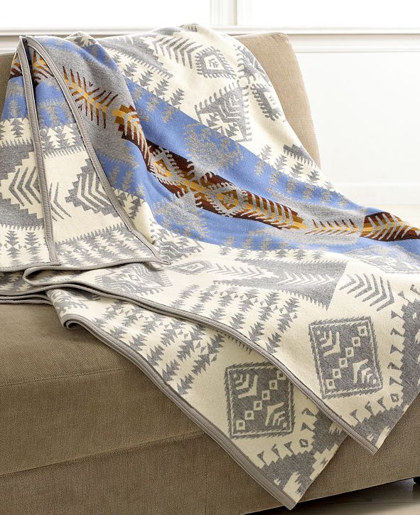 Pendleton Silver Bark Heritage Wool Queen Blanket & Reviews Blankets