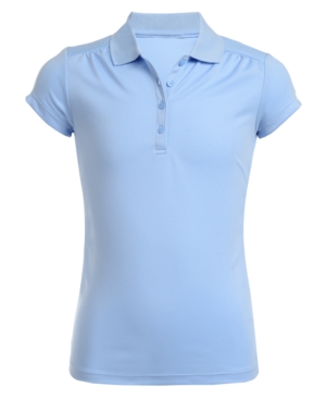 Nautica Big Girls Plus-Size Performance Polo Shirt