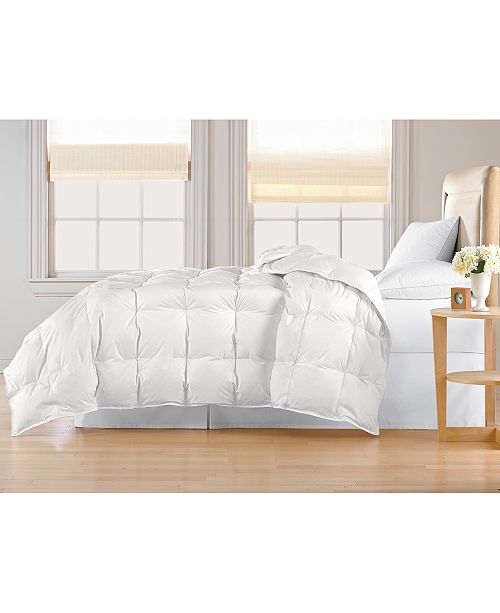 Blue Ridge Oversized White Goose Down Comforter, Twin & Reviews - Comforters: Fashion - Bed ...
