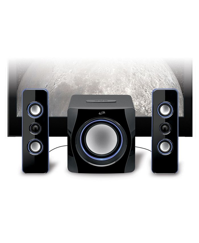 iLive Bluetooth 2.1 Channel Home Music System with LED Lights Macy