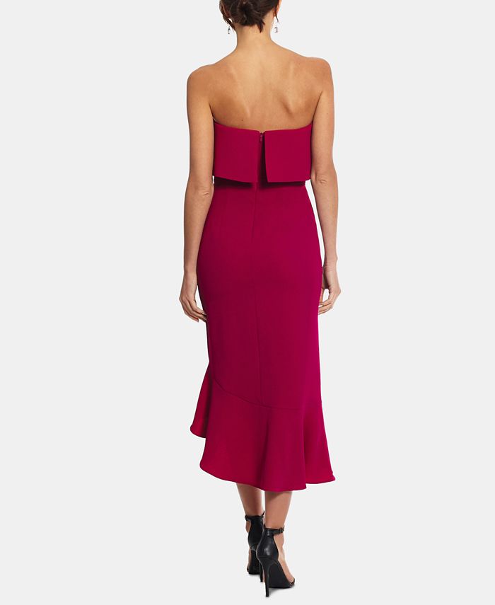 xscape high low gown
