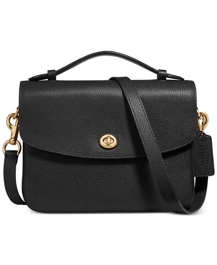 COACH Cassie Leather Top Handle Bag