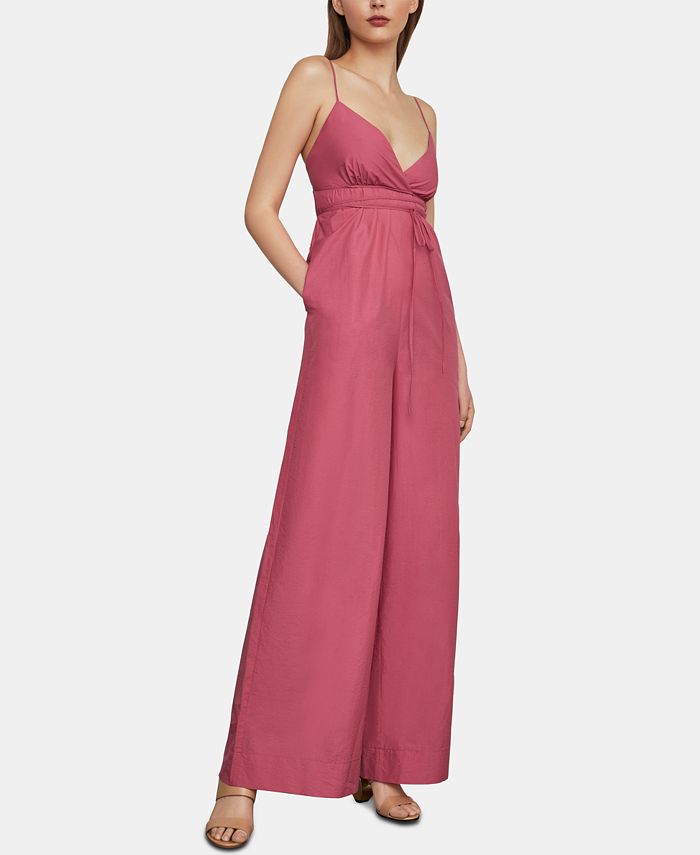 Bcbg faux shop wrap jumpsuit