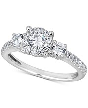 Halo Engagement Rings - Macy's