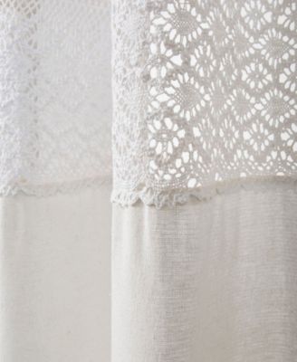 Dana Lace Shower Curtain, 72" x 72"