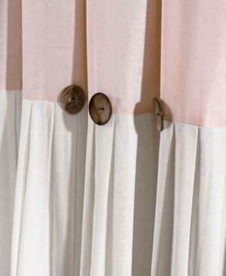 Linen Button Shower Curtain, 72" x 72"