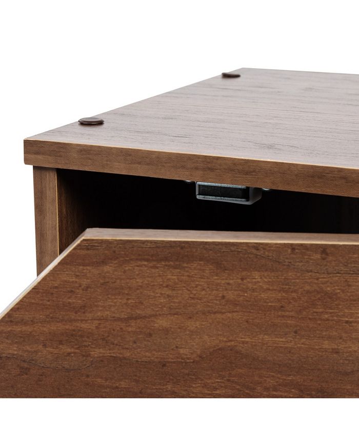 IRIS USA Baku Modular Wood Cube Box With Door Macy's