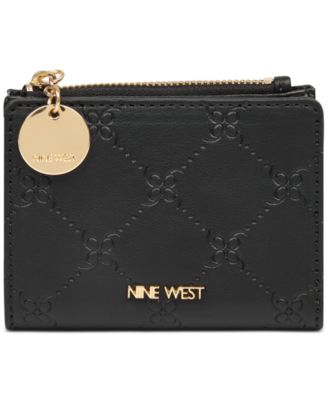 nine west double zip wristlet