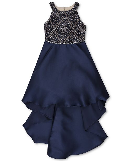 Speechless Big Girls Bonded Lace High Low Dress Reviews All
