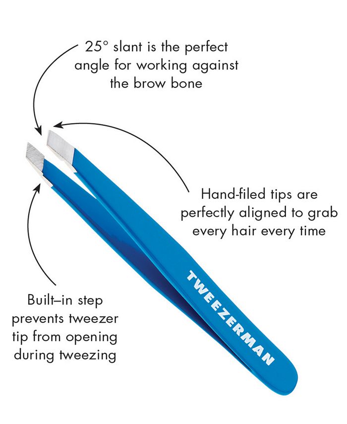Tweezerman Blue Mini Slant Tweezer Macy's