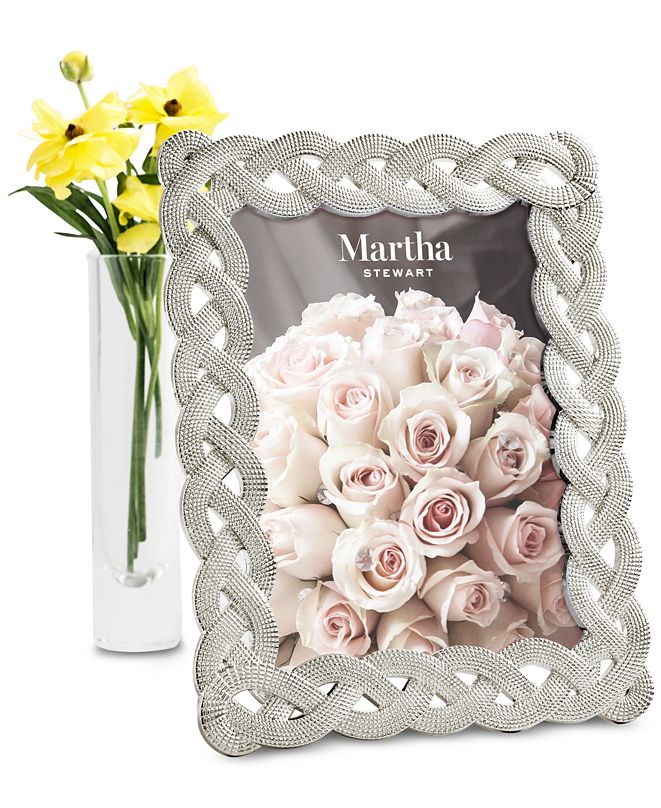 Martha Stewart Collection Small 5" x 7" Braided Frame, Created for Macy's & Reviews Picture