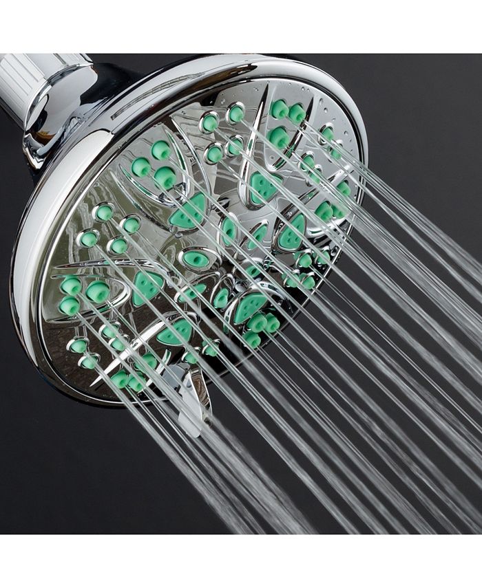 Aquadance Antimicrobial Shower Head, Coral Green Jets Macy's