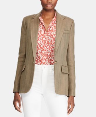 Lauren Ralph Lauren Herringbone Tweed Blazer