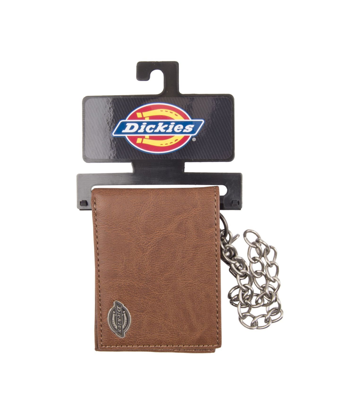 Мужской кошелёк Dickies Security Leather Slimfold Wallet with Chain, цвет: Чёрный — фото 7