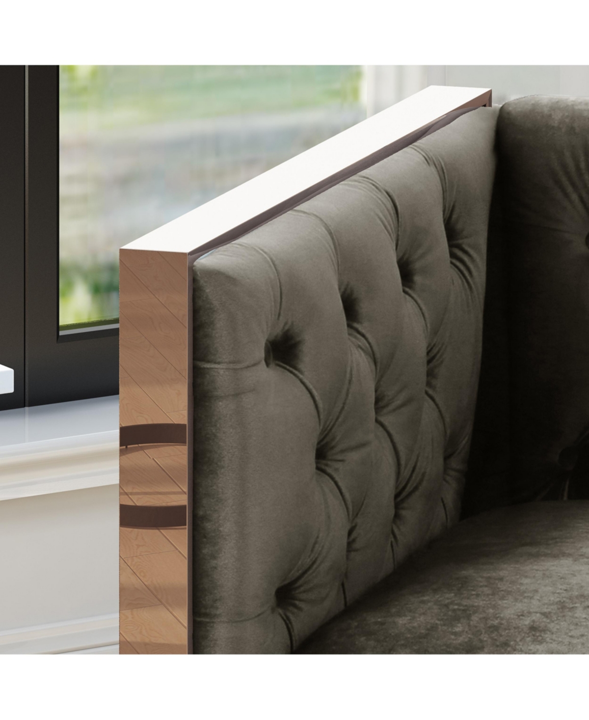Noble House Lorelei Club Chair In Grey