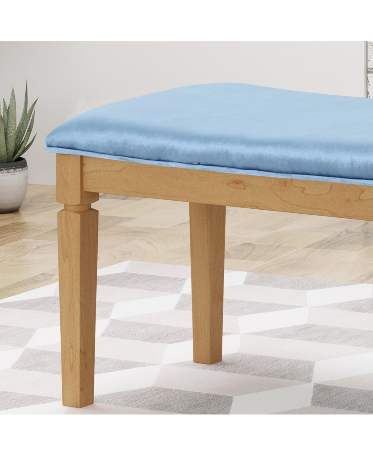 Noble House Svenson Bench In Blue