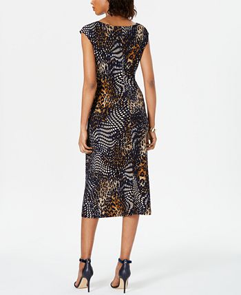 Connected Cowlneck A-Line Dress & Reviews - Dresses - Women - Macy's