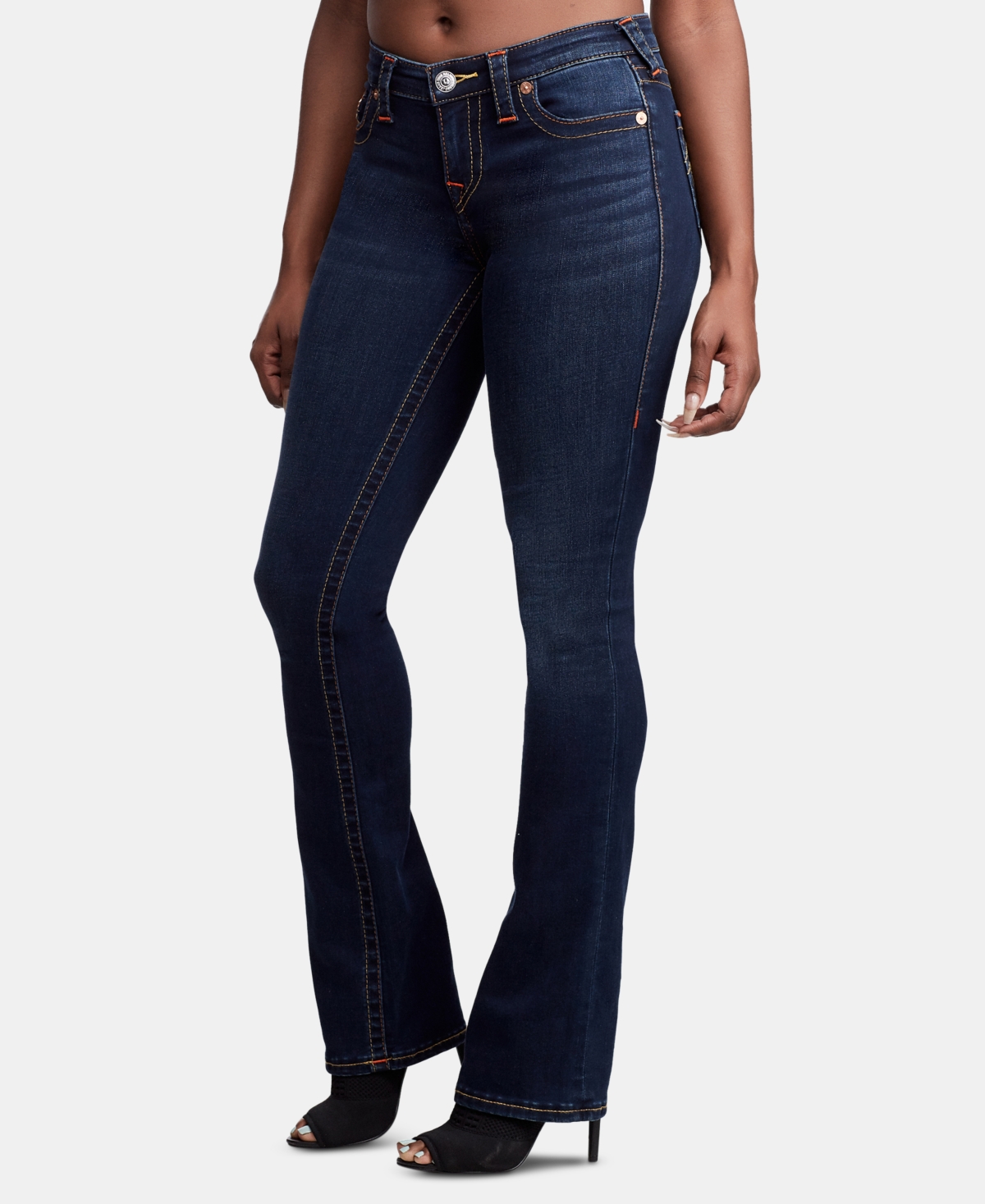 Becca Stretchy Mid Rise Bootcut Jeans - Indigo Upgrade