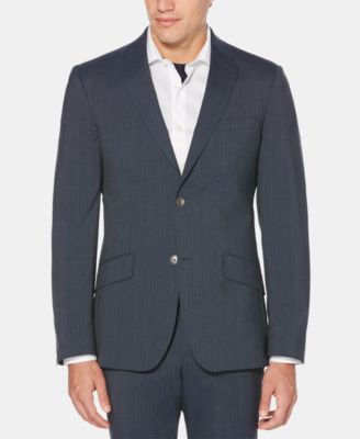Perry Ellis - Men's Slim-Fit Striped Suit Jacket