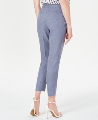 Anne Klein Cropped Straight-Leg Pants
