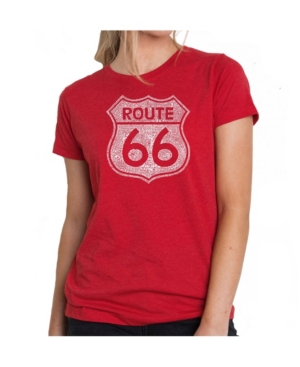 image of Women-s Premium Word Art T-Shirt - Route 66
