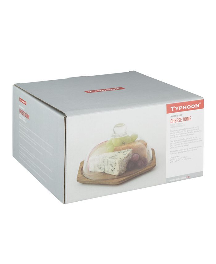Typhoon Modern Kitchen Glass Dome Cheese Board Macy's