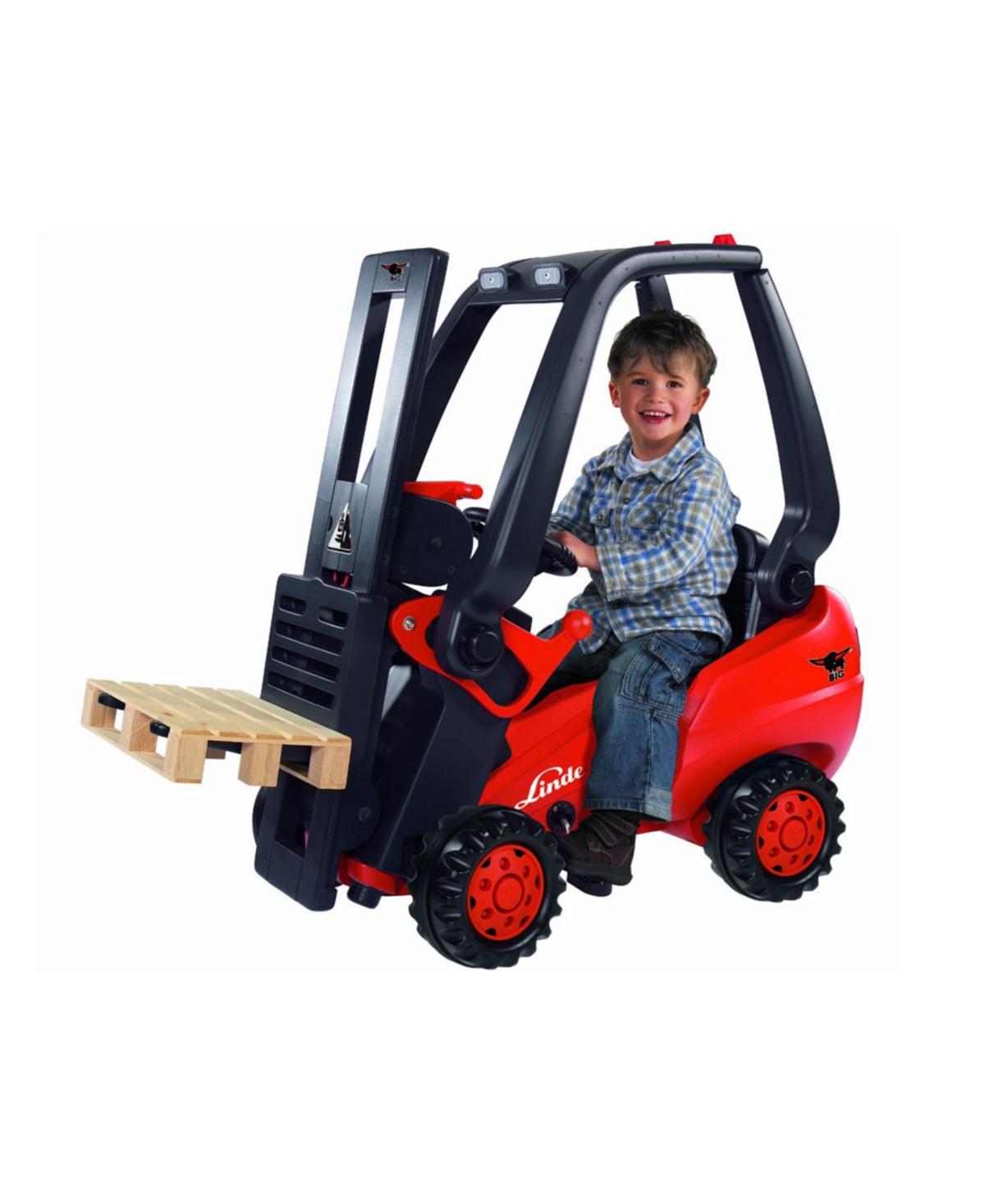 Flat River Group Linde 394 Licensed Kids Ride-On Forklift Truck