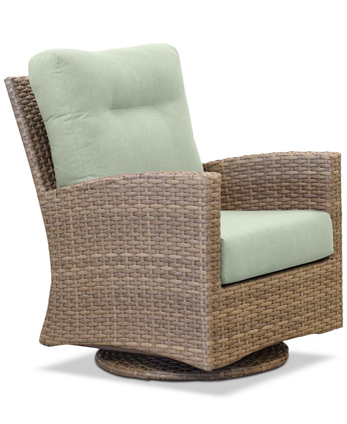 Furniture Grand Stafford Outdoor Swivel Chair with Sunbrella® Cushions