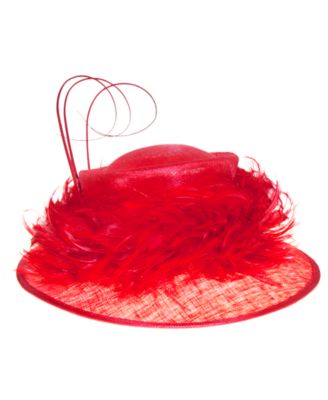 ladies red church hats