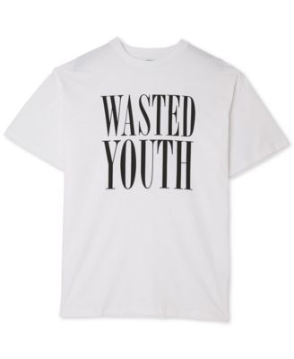 WeSC - Men's Retro Fit Mason Wasted Youth Graphic T-Shirt