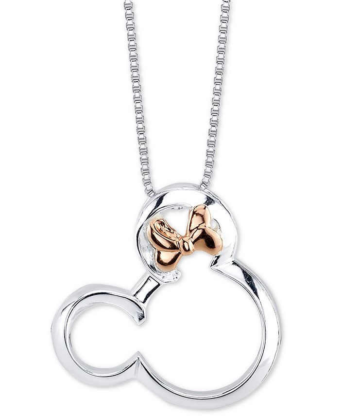 Minnie mouse sterling best sale silver necklace