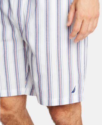 Men's Cotton Striped Pajama Shorts