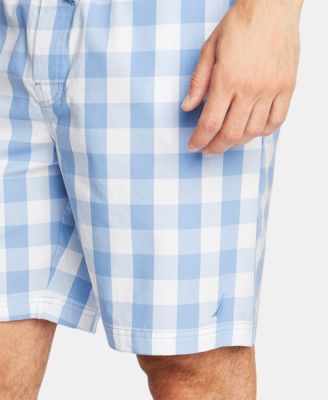 Cotton Plaid Pajama Shorts 