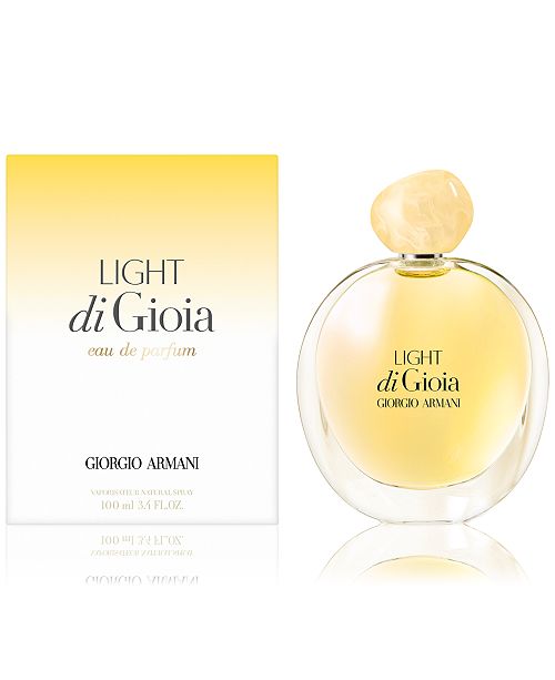 Giorgio Armani Light Di Gioia Eau De Parfum Spray 3 4 Oz Reviews All Perfume Beauty Macy S