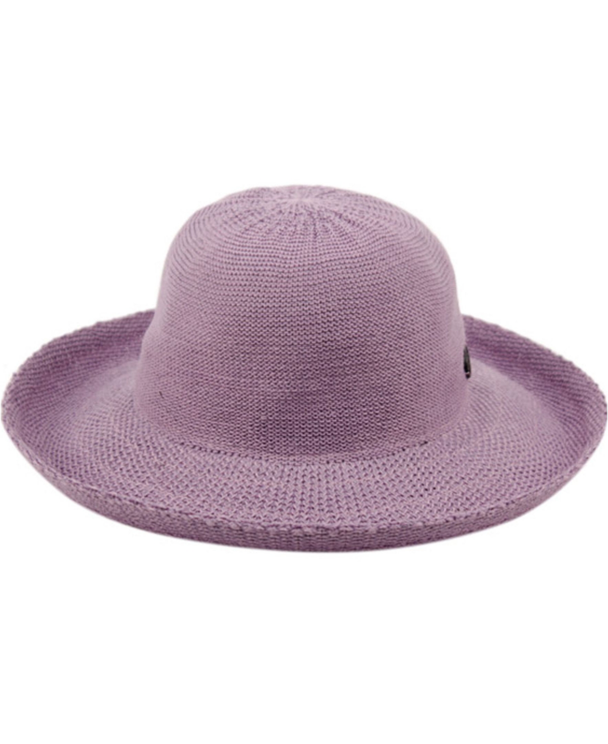 Angela & William Wide Brim Sun Bucket Hat with Roll Up Edge - Burgundy