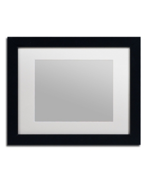 Trademark Global Trademark Fine Art Heavy Duty Black Frame With White Mat In Multi