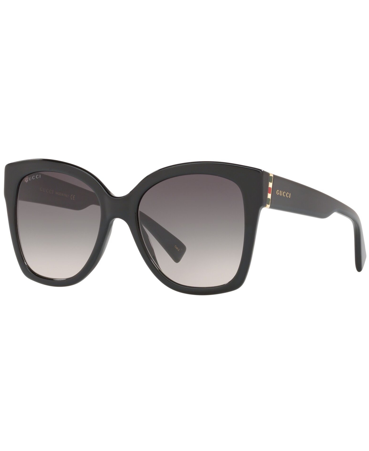Gucci Sunglasses, Gg0459s In Black Shiny,grey