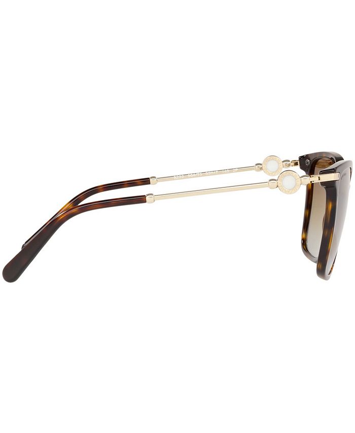 BVLGARI Polarized Sunglasses, BV8222 55 - Macy's