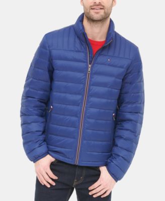 tommy hilfiger men's packable down jacket