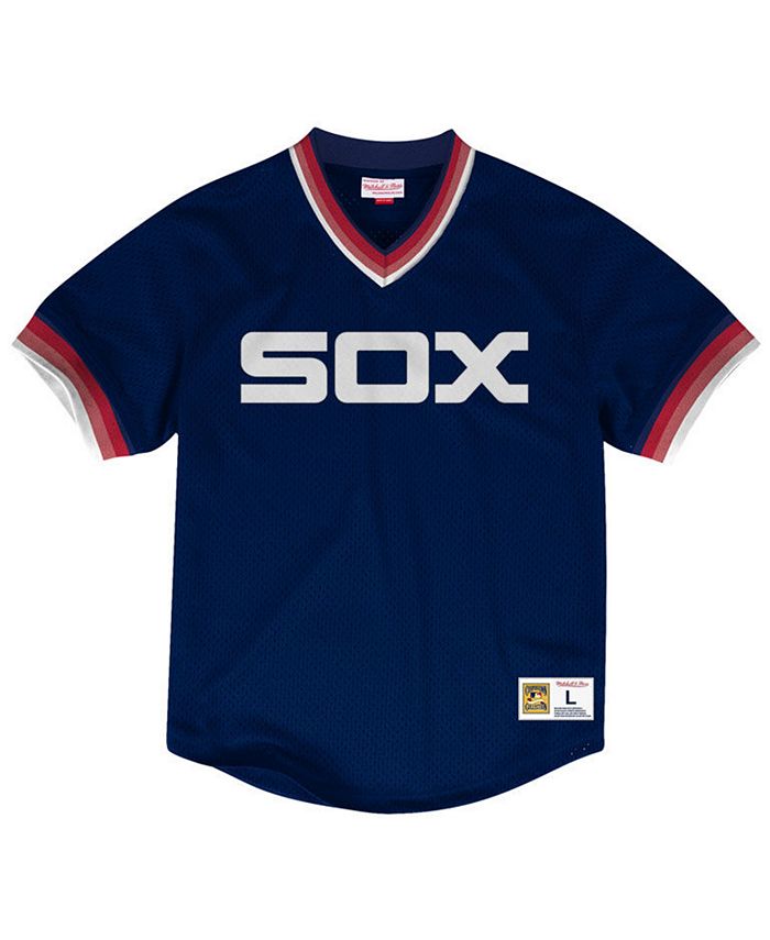Mitchell And Ness Mens Chicago White Sox Mesh V Neck Jersey Macys 