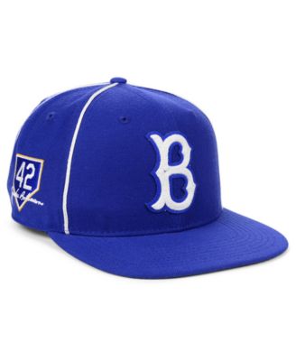 '47 Brand Brooklyn Dodgers Jackie Robinson 42 Leadoff Snapback Cap