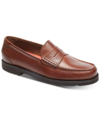 oxblood penny loafers