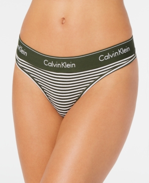 UPC 011531769007 product image for Calvin Klein Women's Modern Cotton Thong Underwear F3786 | upcitemdb.com