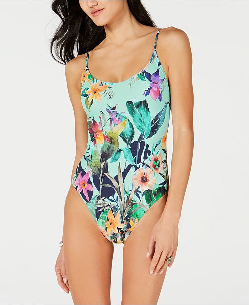 Nanette Lepore Bloomin Botanical Goddess One Piece Swimsuit