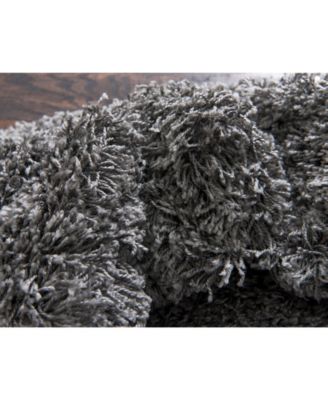Solid Shag SS1 5' x 8' Area Rug