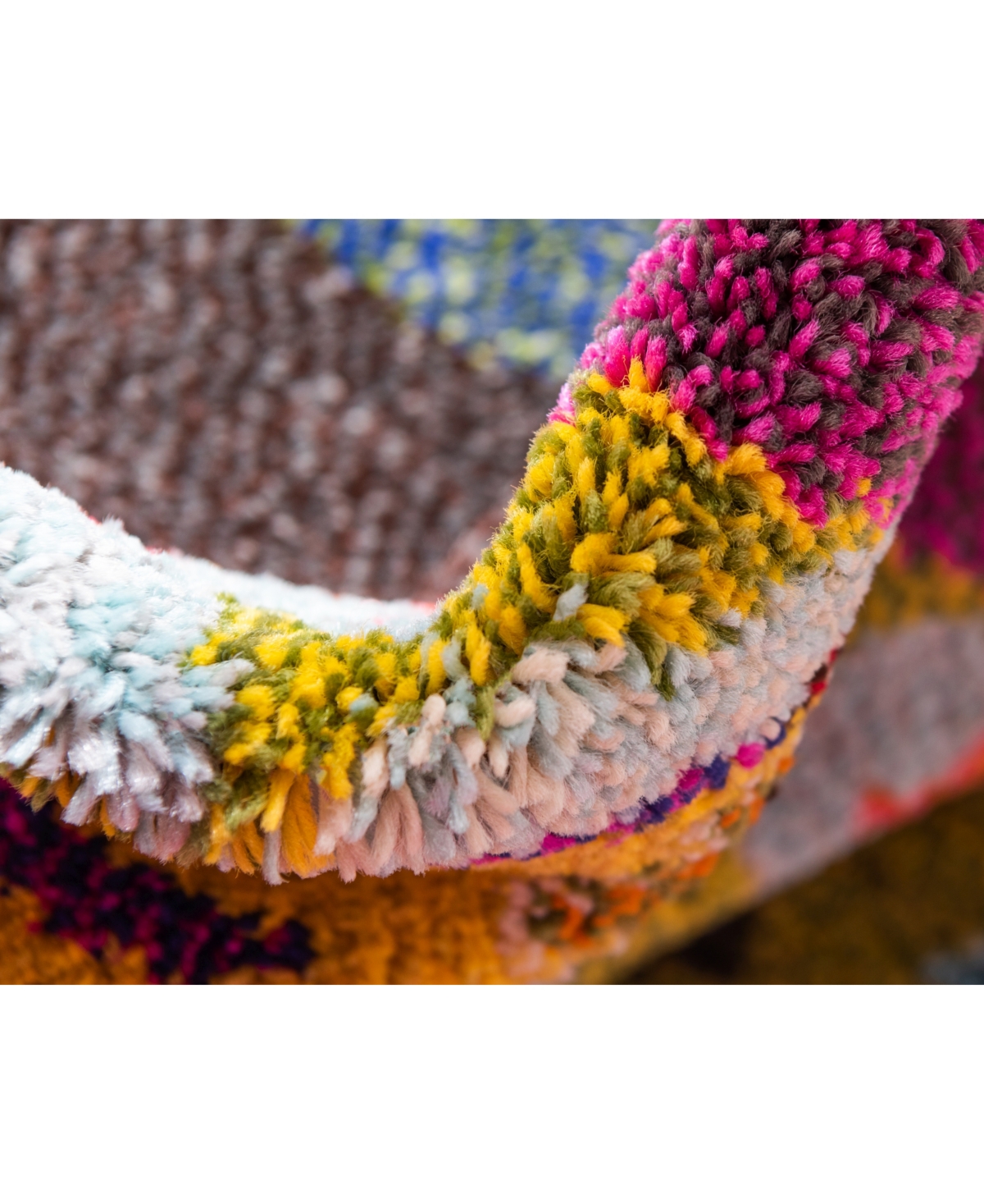 Closeout! Bayshore Home Newwolf New110' Area Rug - Brown