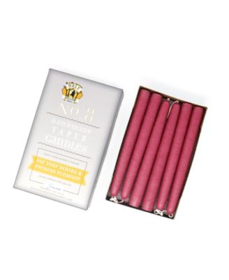 8" Taper Candles, Set of 12