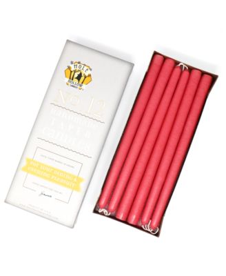 12" Taper Candles, Set of 12